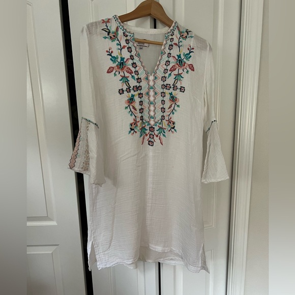 Johnny Was Summer Dress with Slip size Small - Picture 5 of 6